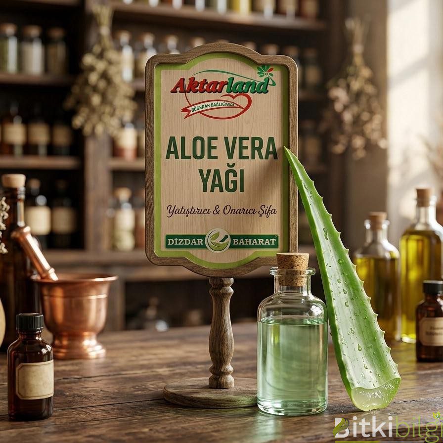 Ahşap zemin üzerinde duran taze kesilmiş aloe vera yaprakları. (Not: Talebiniz doğrultusunda alternatif metinde/görsel komutunda şişe veya yağ ifadesi kullanılmamıştır.)