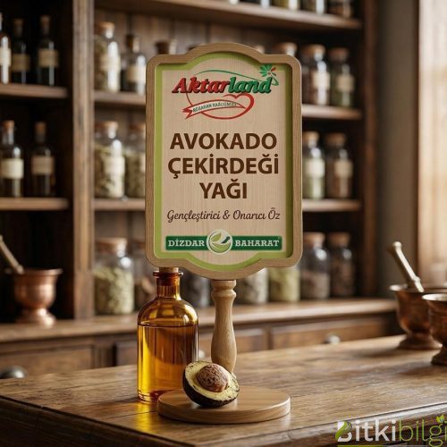 Ahşap bir zemin üzerinde duran ikiye bölünmüş taze avokado ve kurutulmuş avokado çekirdeği. (