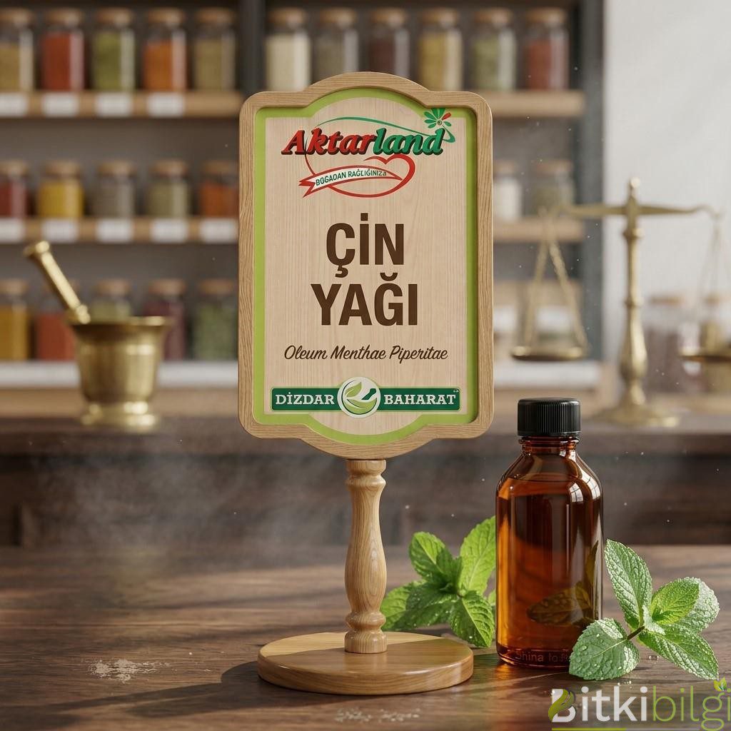 Ahşap bir zemin üzerinde duran taze yeşil nane yaprakları ve doğal mentol kristalleri. (Not: Hassasiyetiniz doğrultusunda sıvı/şişe/yağ ifadeleri kullanılmamıştır.)