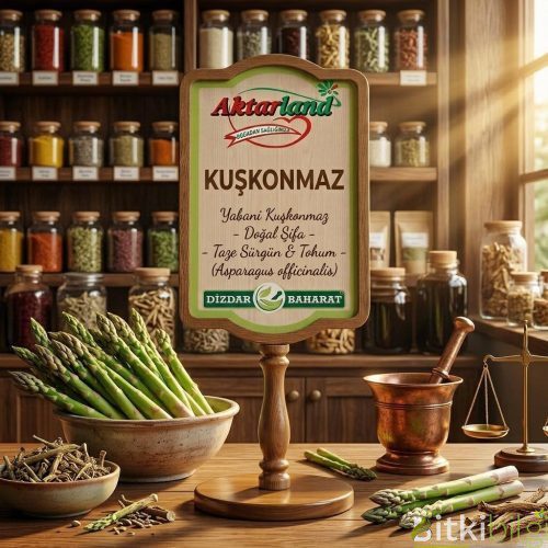 Aktarland ve Dizdar Baharat markalı taze kuşkonmaz ve aktar ekipmanları