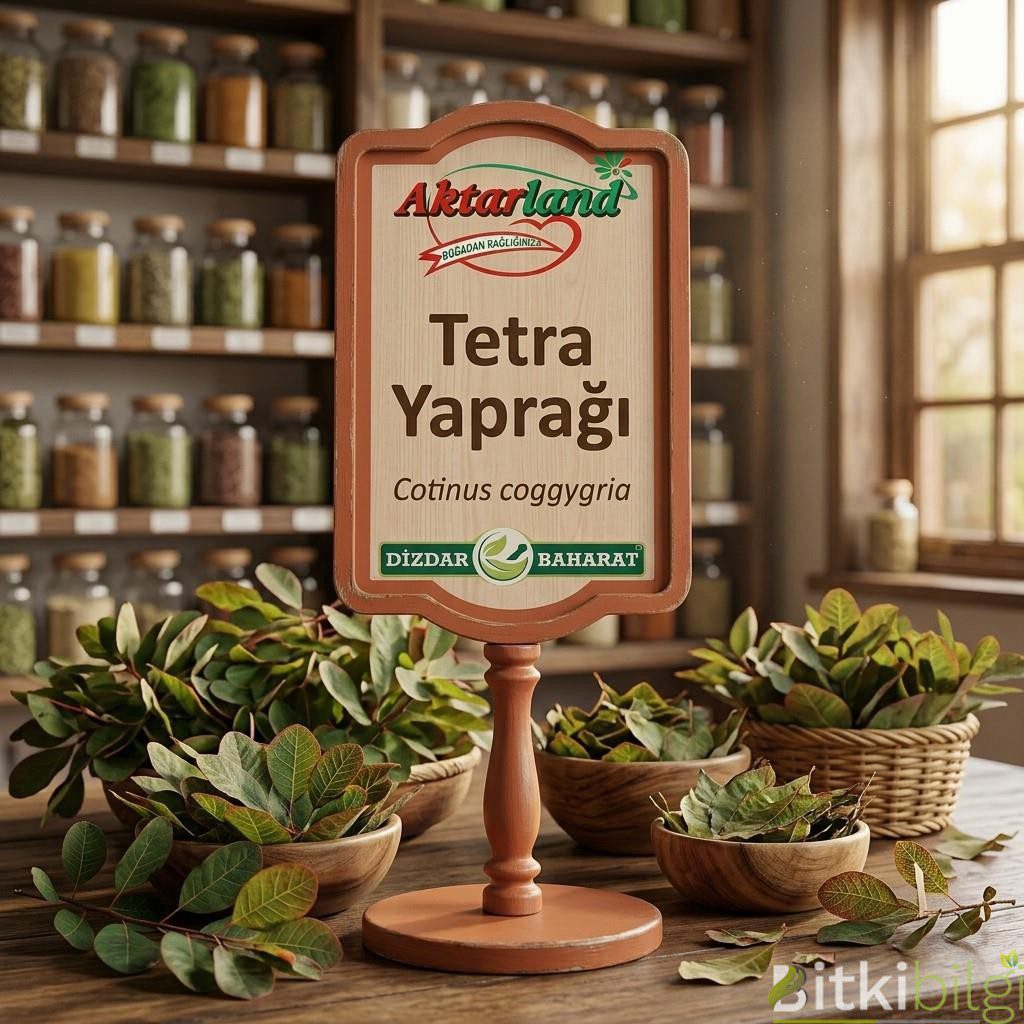 Ahşap bir zemin üzerinde duran kurutulmuş yeşil tetra yaprakları.