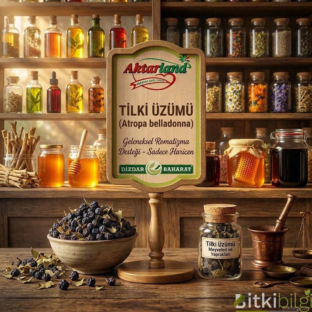 Tilki Üzümü - Harici ağrı kesici mucize